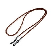 Soug WAXCMXYH 4 Pcs Eyeglass Straps, PU Leather Eye Glasses Holder Chains Around Neck, Eyewear Retainer for Women Men Kids New